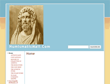 Tablet Screenshot of numismaticmall.com